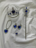 Daiso Princess Tiara Set - Blue